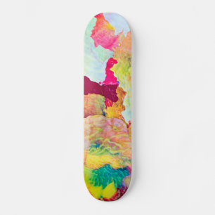 Kleurverf Splatter Persoonlijk Skateboard