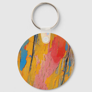 Kleurverf Splatter Sleutelhanger