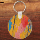 Kleurverf Splatter Sleutelhanger (Voorkant)