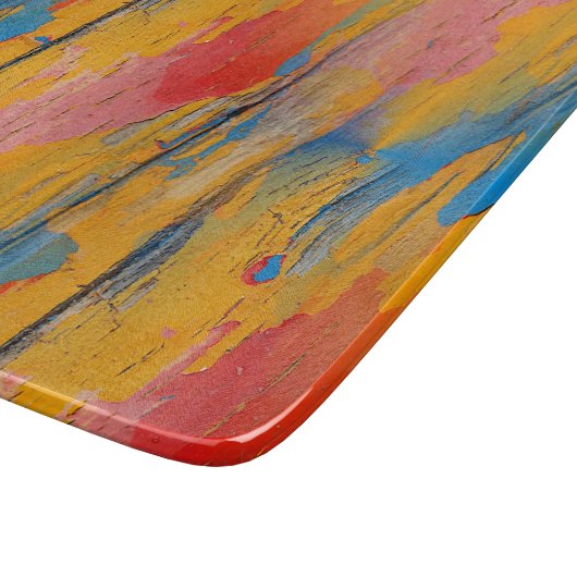 Kleurverf Splatter Snijplank (Hoek)