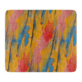 Kleurverf Splatter Snijplank (Voorkant)