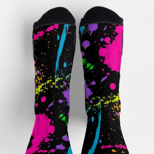 Kleurverf Splatter Sokken (Top)