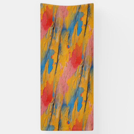 Kleurverf Splatter Spandoek (Verticaal)