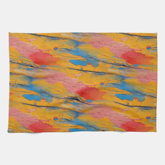 Kleurverf Splatter Theedoek (Horizontaal)