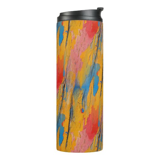 Kleurverf Splatter Thermosbeker (Gedraaid links)