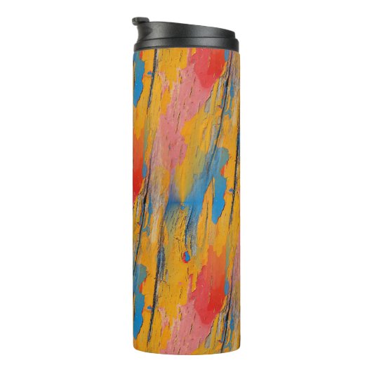 Kleurverf Splatter Thermosbeker (Geroteerd rechts)