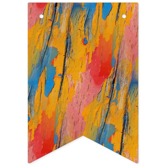 Kleurverf Splatter Vlaggetjes (Eerste vlag)