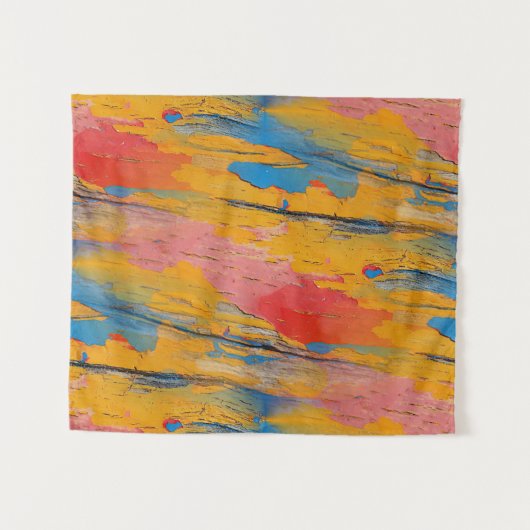 Kleurverf Splatter Wandkleed (Voorkant (horizontaal))