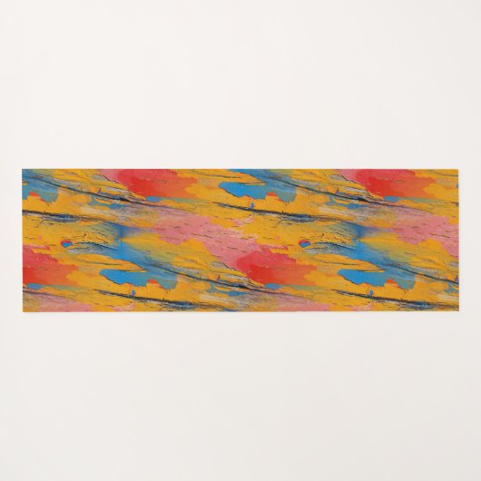 Kleurverf Splatter Yogamat (Achterkant (horizontaal))