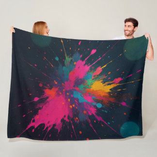 kleurverkenning fleece deken