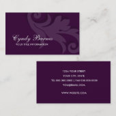 Kleurverkleuring die op een wasbeurt lijkt visitekaartje (Voorkant / Achterkant)