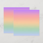 Kleurverloop achtergrond in regenboogkleuren (Voorkant / Achterkant)