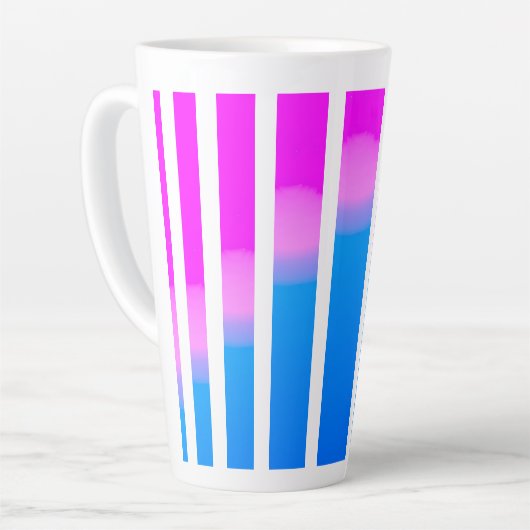 Kleurverloop Achtergrondkleur Latte Mok (Linkerhoek)