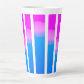 Kleurverloop Achtergrondkleur Latte Mok (Voorkant)