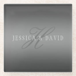 Kleurverloop Grijs Langzaam Veranderend Elke Naam Glazen Onderzetter