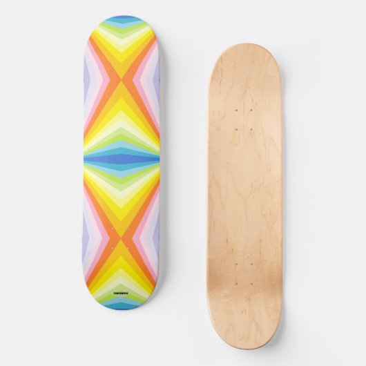 Kleurverloop HAMbWG Skateboard (Voorkant)