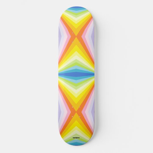Kleurverloop HAMbWG Skateboard (Voorkant)