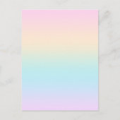 Kleurverloop pastel briefkaart (Voorkant)