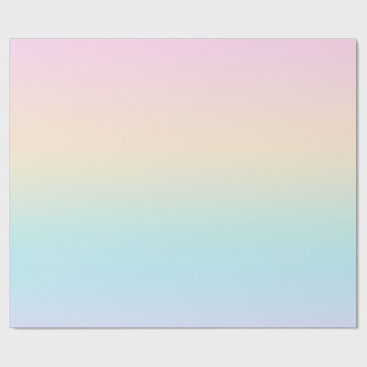 Kleurverloop pastel cadeaupapier (Vlak)