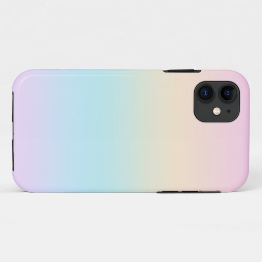 Kleurverloop pastel Case-Mate iPhone case (Achterkant (horizontaal))