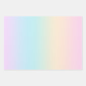 Kleurverloop pastel inpakpapier vel (Voorkant)