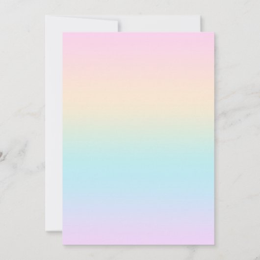 Kleurverloop pastel kaart (Achterkant)