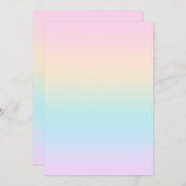 Kleurverloop pastel kaart (Voorkant / Achterkant)