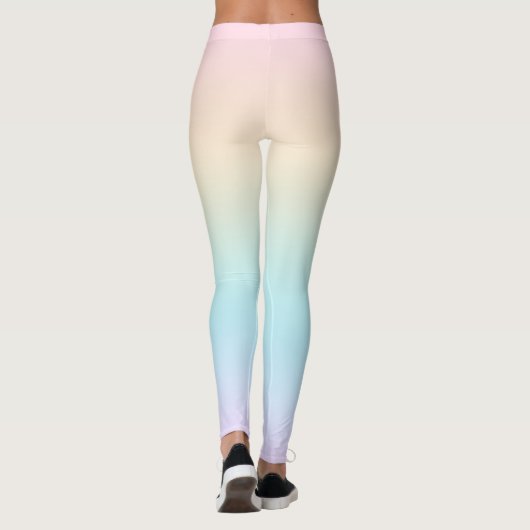 Kleurverloop pastel leggings (Achterkant)