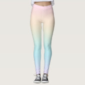 Kleurverloop pastel leggings (Voorkant)