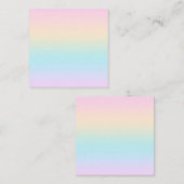 Kleurverloop pastel notitiekaartje (Voorkant / Achterkant)
