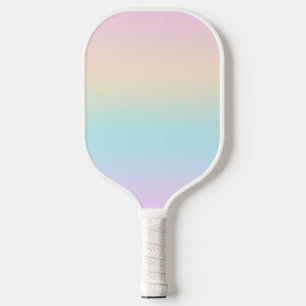 Kleurverloop pastel pickleball paddle
