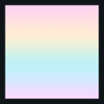 Kleurverloop pastel poster<br><div class="desc">Bleke kleurrijke ombre kleuren.</div>