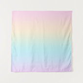 Kleurverloop pastel wandkleed (Voorkant)