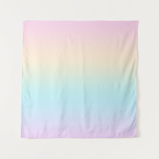 Kleurverloop pastel wandkleed (Voorkant)