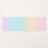 Kleurverloop pastel yogamat (Achterkant (horizontaal))