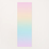 Kleurverloop pastel yogamat (Voorkant)