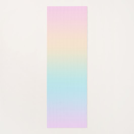 Kleurverloop pastel yogamat (Achterkant)