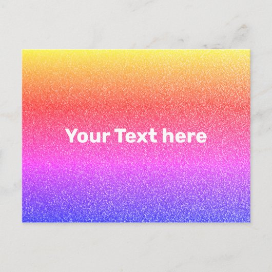 Kleurverloop Regenboog Ombre Textuur Textured Briefkaart (Voorkant)