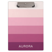 Kleurverloop Terug naar school - Aangepaste naam Klembord (Voorkant)