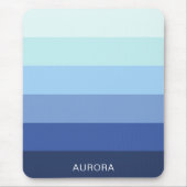 Kleurverloop Terug naar school - Aangepaste naam Muismat (Voorkant)