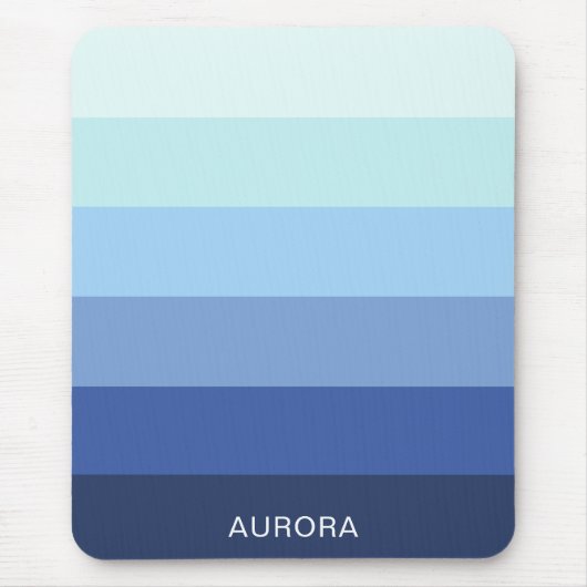 Kleurverloop Terug naar school - Aangepaste naam Muismat (Voorkant)