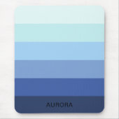 Kleurverloop Terug naar school - Aangepaste naam Muismat (Voorkant)