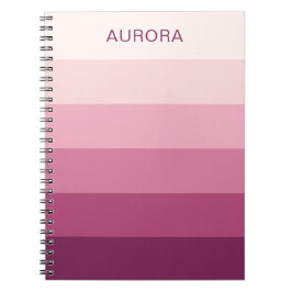 Kleurverloop Terug naar school - Aangepaste naam Notitieboek