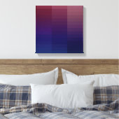 Kleurverlooppatroon Canvas Afdruk (Insitu (Slaapkamer))