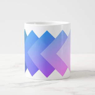 Kleurverschuiving cup grote koffiekop