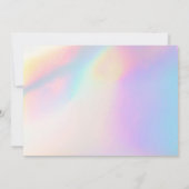 Kleurverschuiving Hartelijk dank Kaart (Achterkant)