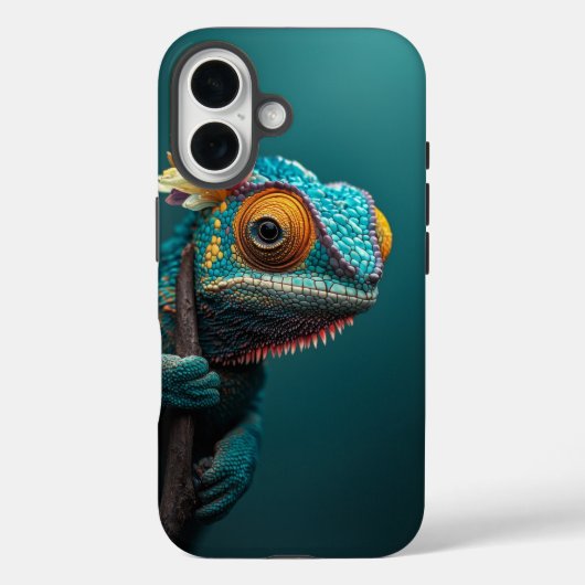 Kleurverschuiving Kameleon – Reptiel Huid Telefoon Case-Mate iPhone Case (Achterkant)