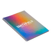 Kleurverschuiving Neon Light Holographic Trendy Notitieboek (Rechterzijde)