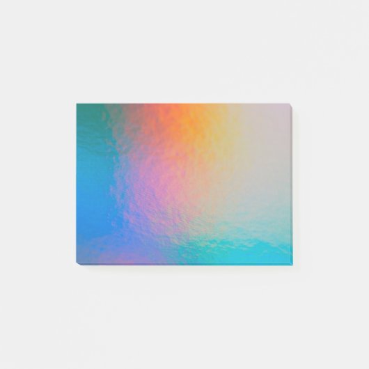Kleurverschuiving Neon Light Holographic Trendy Post-it® Notes (Voorkant)