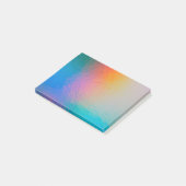 Kleurverschuiving Neon Light Holographic Trendy Post-it® Notes (Schuin)